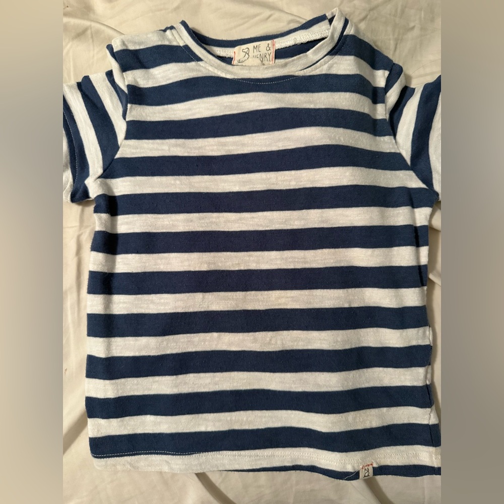 Me and Henry striped shirt
